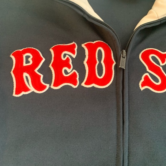 Vintage Red Sox Jacket embroidered Name and Logo Stitches Genuine Licensed MLB - Picture 4 of 11